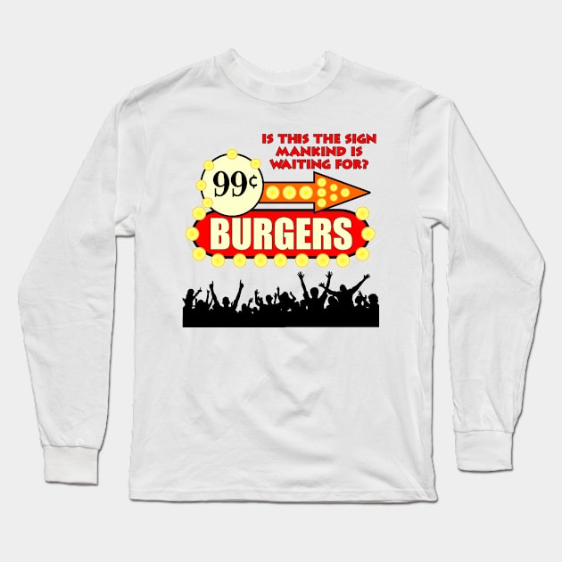 THIS IS THE SIGN Long Sleeve T-Shirt by Flabbart